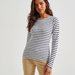 Women's Marinière coastal long sleeve tee