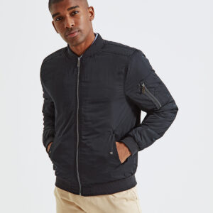 Men's padded bomber