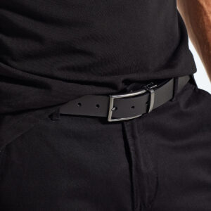 Men's two-way leather belt