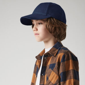 Junior organic cotton 5-panel cap