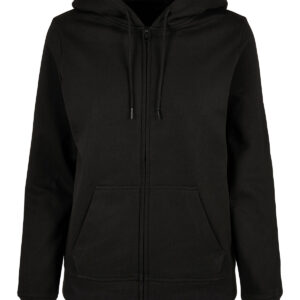 Womens basic zip hoodie