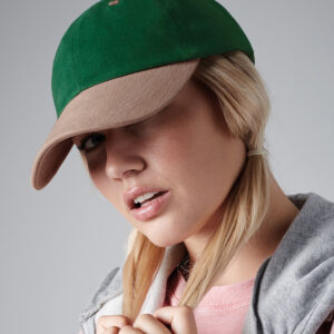 Low-profile heavy brushed cotton cap