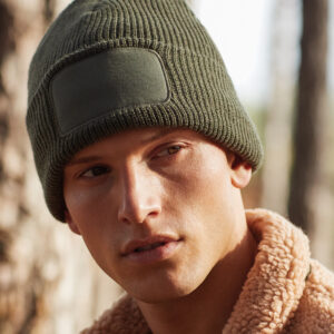 Thinsulate patch beanie