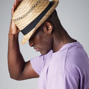 Straw summer trilby