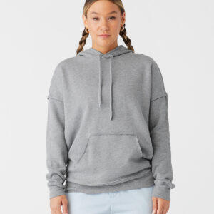 Unisex raw-seam hoodie