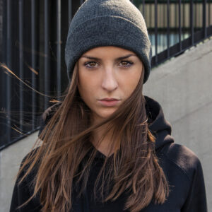 Heavy knit beanie