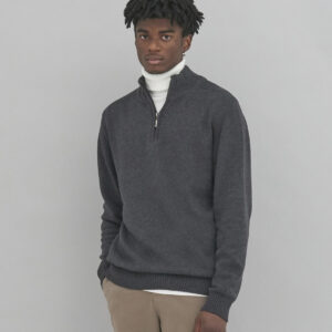 Wakhan ¼ regen zip knit sweater