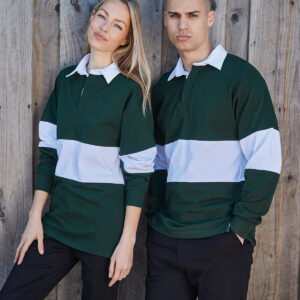 Panelled rugby shirt