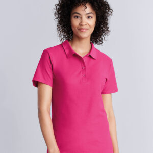 Women's Softstyle double piqué polo