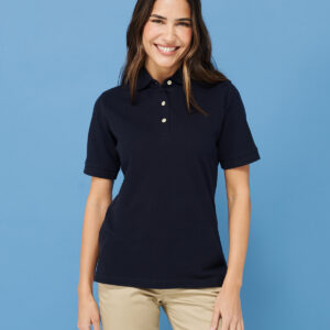 Women's classic cotton piqué polo shirt