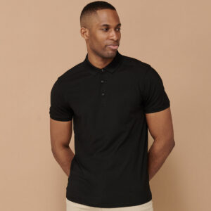 Stretch polo shirt with wicking finish (slim fit)