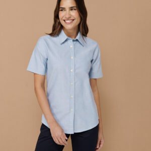 Women's short sleeve classic Oxford shirt