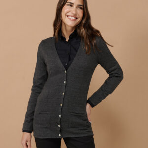 Women's v-button cardigan