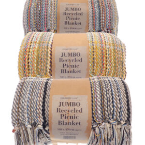 Jumbo recycled picnic blanket