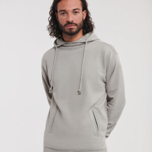 Pure organic high collar hooded sweatshirt