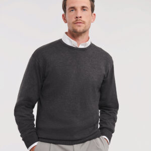 Crew neck knitted pullover