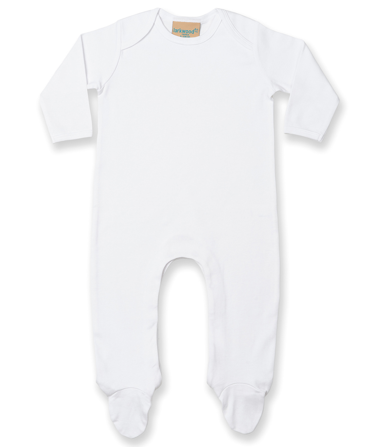 Contrast long sleeve sleepsuit