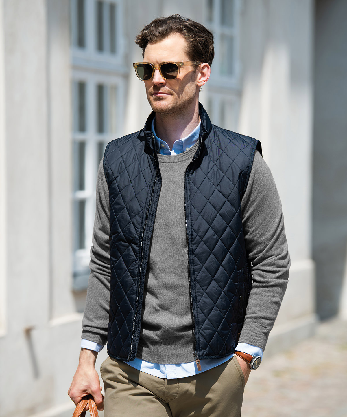 Camden  diamond quilted gilet