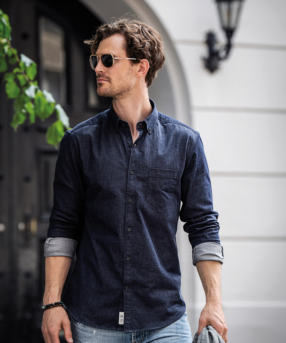 Torrance slim fit  raw and stylish denim shirt