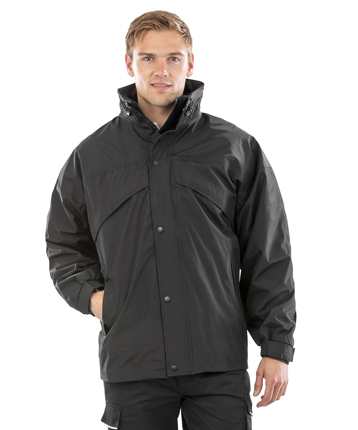 3-in-1 zip and clip jacket