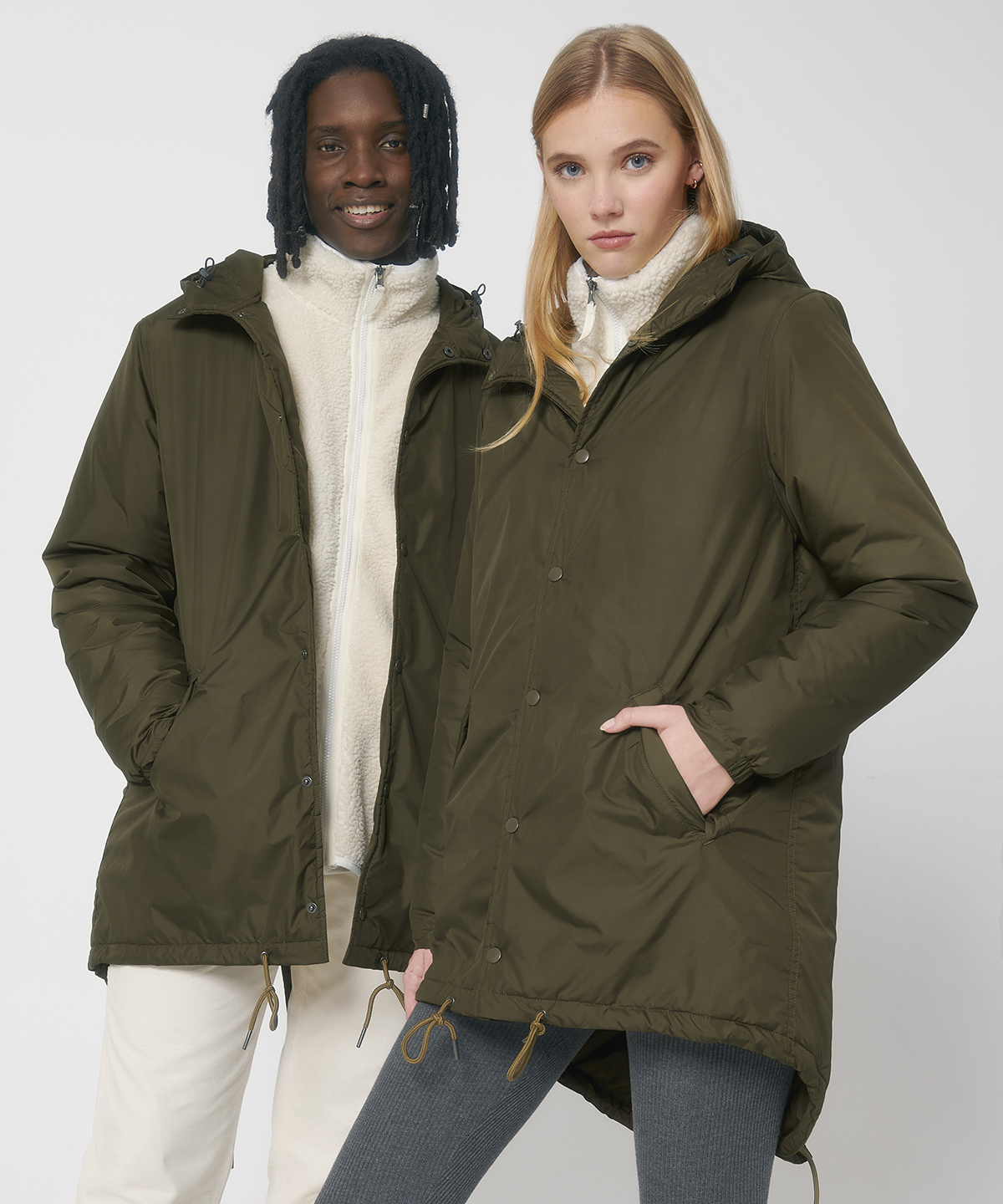 Unisex padded parka jacket (STJU841)