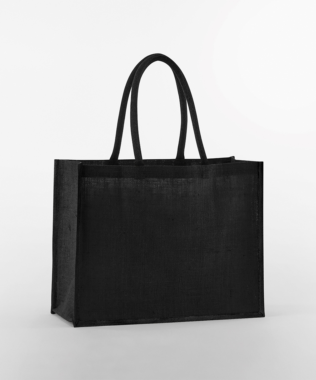 Natural starched jute classic shopper