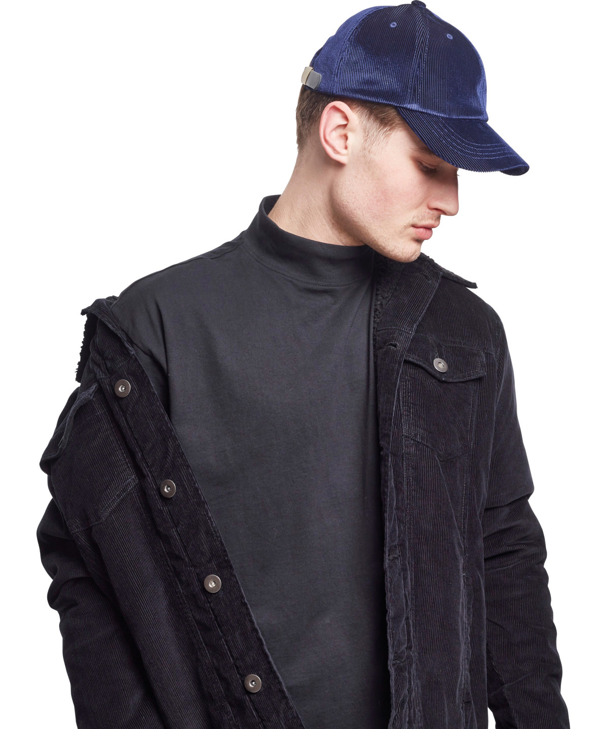 Corduroy satin dad cap (6245CS)