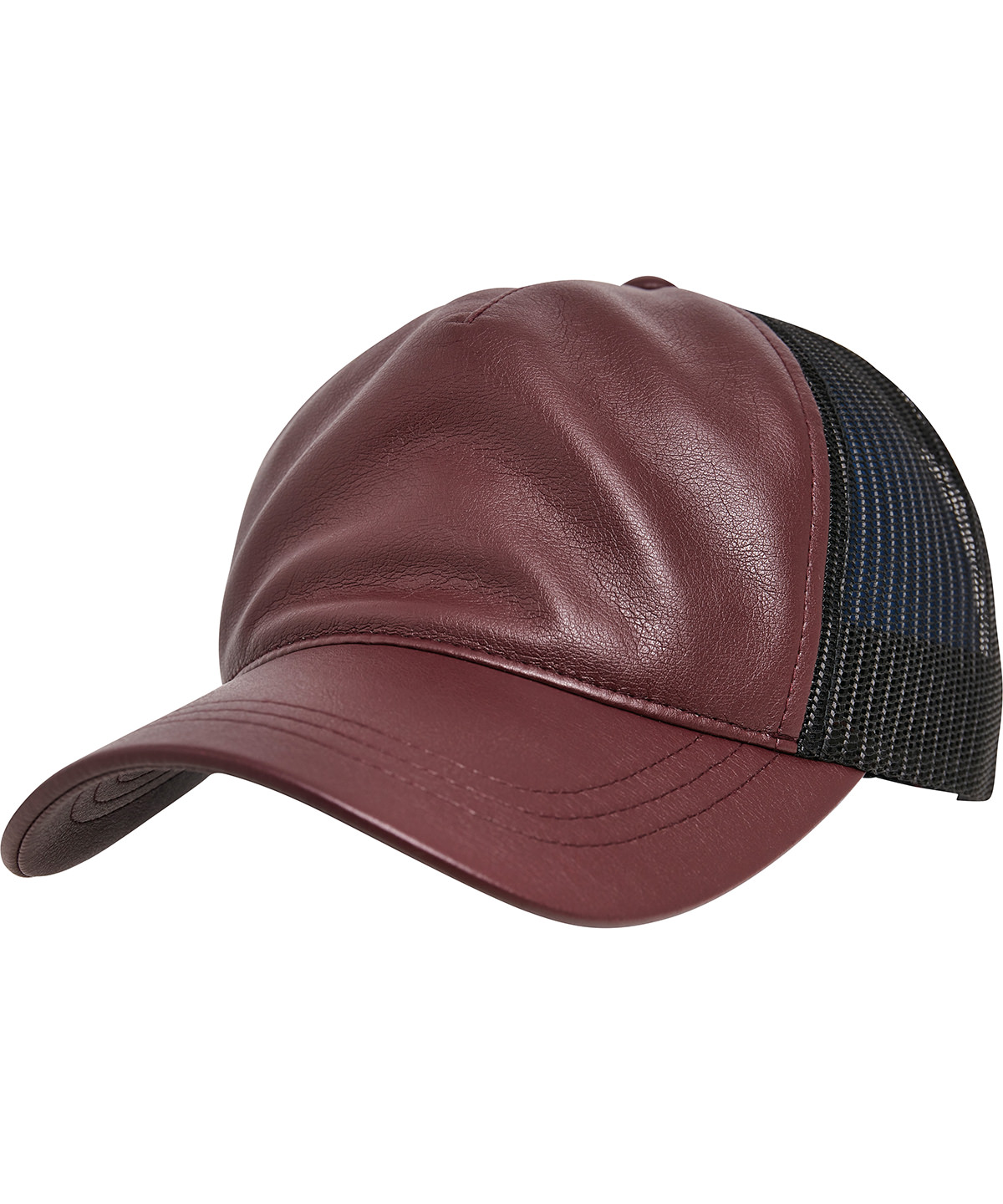 Imitation suede leather trucker cap (6606SU)